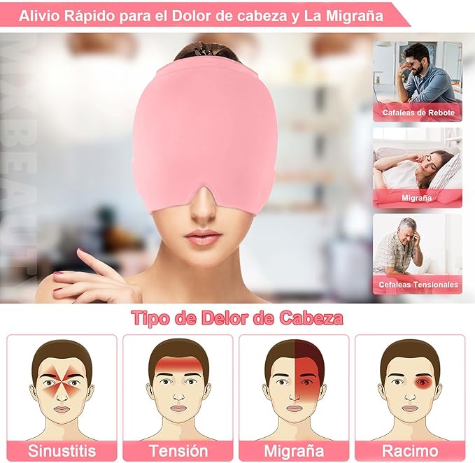 Gorro de Gel para la Migraña: Alivio Inmediato y Natural