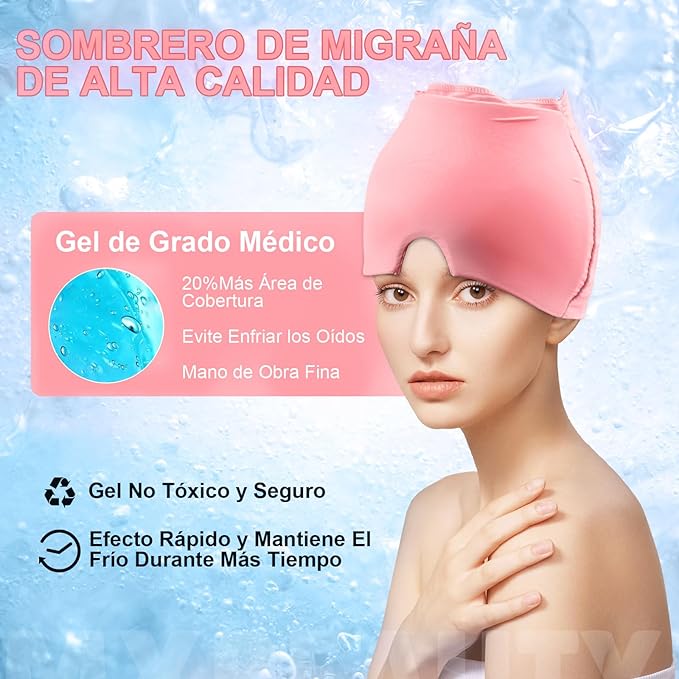 Gorro de Gel para la Migraña: Alivio Inmediato y Natural